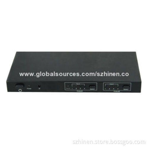HDMI Matrix 4X2 with Audio Output, Bandwidth Up to 225MHz